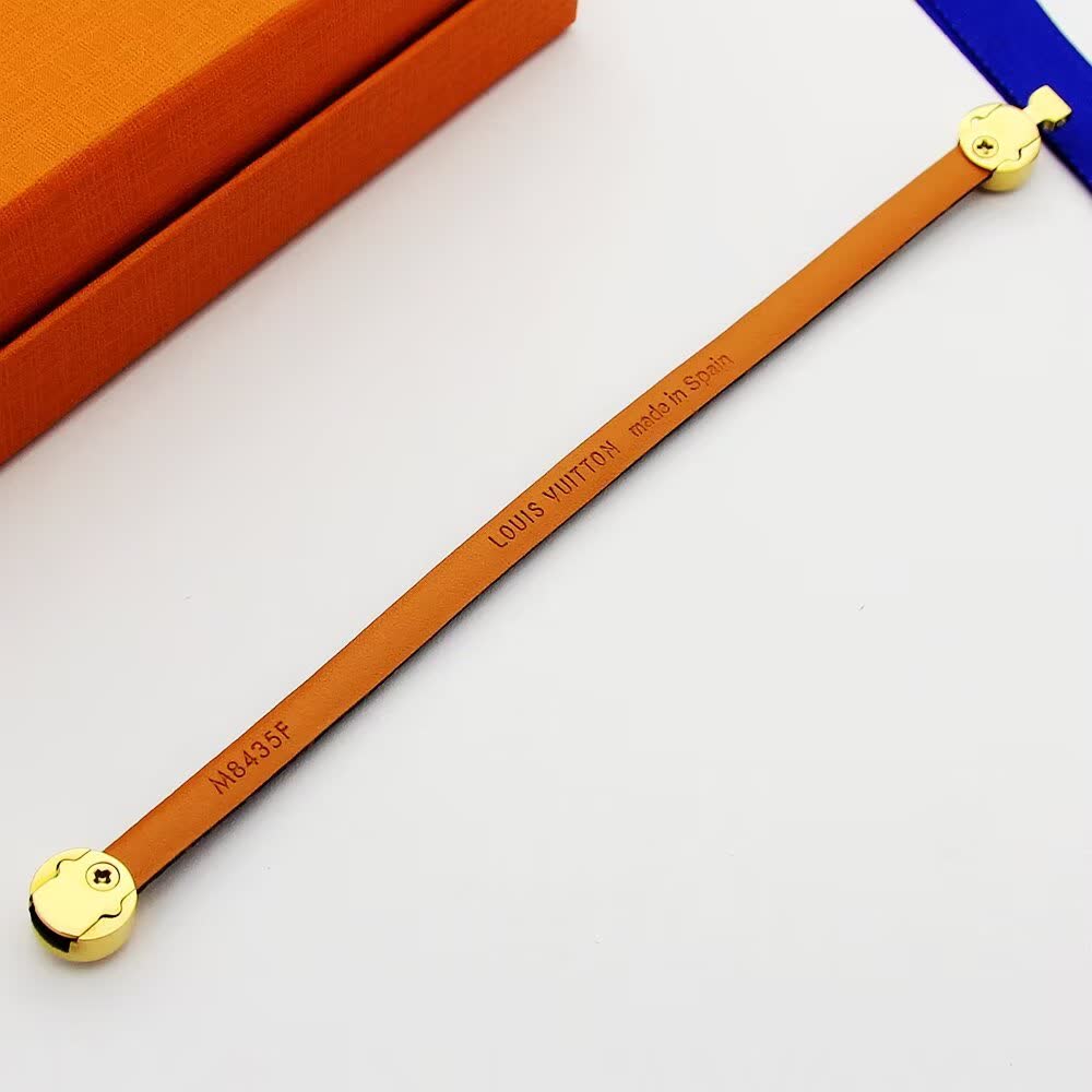 Louis Vuitton Monogram Leather Bracelet
